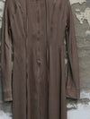 Mutedance 25 Autumn and Winter Round Neck Long Sleeve Waist Dress Flower Dye MD-MD25FW99-sand (MD25FW98)
